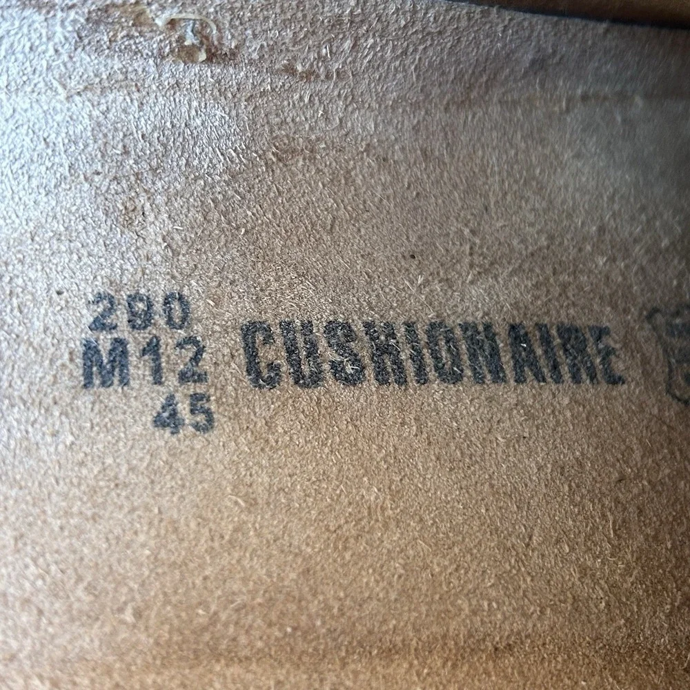 Cushionaire Haze Men's Leather Suede Clogs Comfortable Slip-On Arch Support 12M